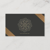 カスタマイズ可エレガント能な名刺5 名刺 (裏面)