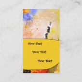 カスタマイズ可カラフル能なプロファイルカード# 1029ビジネス 名刺 (裏面)