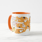 カスタマイズ可モダン能 – 秋秋感謝祭Gif マグカップ (正面左)