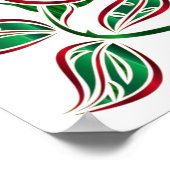 カスタマイズ可恋しく思能なIキラキラバラカスタム ポスター (角)