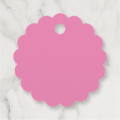 カスタマイズ可愛いピンク フェイバータグ (裏面)