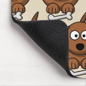 カスタマイズ可愛い子供へ犬 マウスパッド (コーナー)