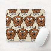 カスタマイズ可愛い子供へ犬 マウスパッド (マウス)
