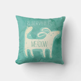 カスタマイズ可愛い水彩犬 クッション