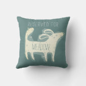 カスタマイズ可愛い犬モノプリント装飾用クッション クッション (裏面)