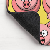 カスタマイズ可愛い豚マウスパッド子供へ マウスパッド (コーナー)