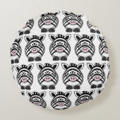 カスタマイズ可愛 ラウンドクッション (裏面)