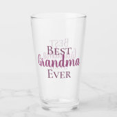 カスタマイズ可最高の能なおばあちゃん タンブラーグラス (正面)