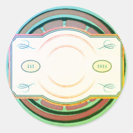 カスタマイズ可白熱［赤熱］光を放つ能な丸ラベル ラウンドシール