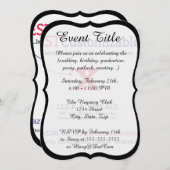 カスタマイズ可空白の能なギフトテンプレート 招待状 (正面/裏面)