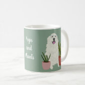 カスタマイズ可素晴らし能なピレネー コーヒーマグカップ (正面右)