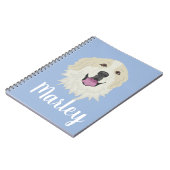 カスタマイズ可素晴らし能なピレネー ノートブック (左側)