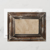 カスタマイズ可素朴能フレーム ポストカード (正面/裏面)