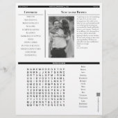 カスタマイズ可結婚能な新聞番組 (裏面)