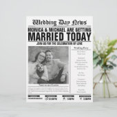 カスタマイズ可結婚能な新聞番組 (スタンド正面)