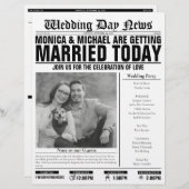 カスタマイズ可結婚能な新聞番組 (正面/裏面)