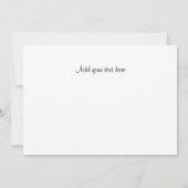 カスタマイズ可絵を描能 –  Sky Photograph 招待状 (裏面)