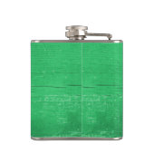 カスタマイズ可能あなたの一流のアイルランドのパブの緑 フラスク (裏面)