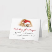 カスタマイズ可能おもしろいなクリスマスカード シーズンカード (裏面)