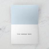 カスタマイズ可能おもしろいなクリスマスツリー シーズンカード (内部)