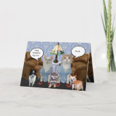 カスタマイズ可能おもしろいなバレンタイン猫 シーズンカード (正面)