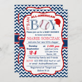 カスタマイズ可能すべてのアメルBballのベビーシャワーの招待状 招待状 (正面/裏面)