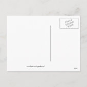 カスタマイズ可能でおもしろいな巡礼者は感謝祭のポストの後をつけます シーズンポストカード (裏面)