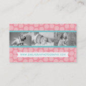 カスタマイズ可能でお洒落なカメラマンの名刺 名刺 (裏面)