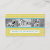 カスタマイズ可能でお洒落なカメラマンの名刺 名刺 (裏面)