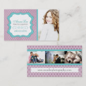 カスタマイズ可能でお洒落なカメラマンの名刺 名刺 (正面/裏面)