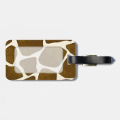 カスタマイズ可能ではっきりしたなキリンのプリントの荷物のラベル ラゲッジタグ (裏面横)