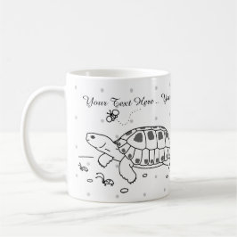 カスタマイズ可能でロシアのなカメのマグ コーヒーマグカップ