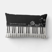 カスタマイズ可能で上品なピアノ枕 ランバークッション (裏面)