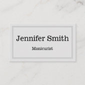 カスタマイズ可能で及びきれいなネイルアーチストの名刺 名刺 (正面)