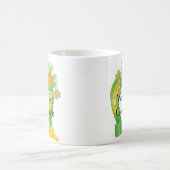 カスタマイズ可能で幸運な蹄鉄のマグ コーヒーマグカップ (中央)