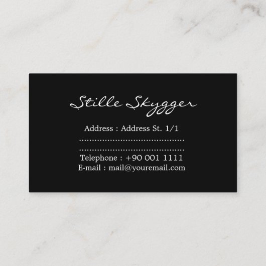 カスタマイズ可能で明るくカラフルな抽象美術 名刺 (裏面)