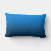 カスタマイズ可能で明るく青い勾配の枕 ランバークッション (裏面)