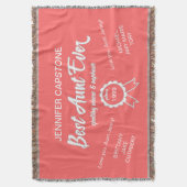 カスタマイズ可能で最も最高のな叔母さん スローブランケット (正面縦)