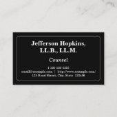 カスタマイズ可能で最小限のカウンセリング名刺 名刺 (正面)