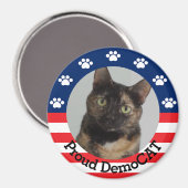 カスタマイズ可能で誇りを持ったなDemoCAT マグネット (正面/裏面)