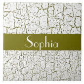 カスタマイズ可能なあなたの色のパチパチ鳴る音のペンキを選んで下さい タイル (正面)