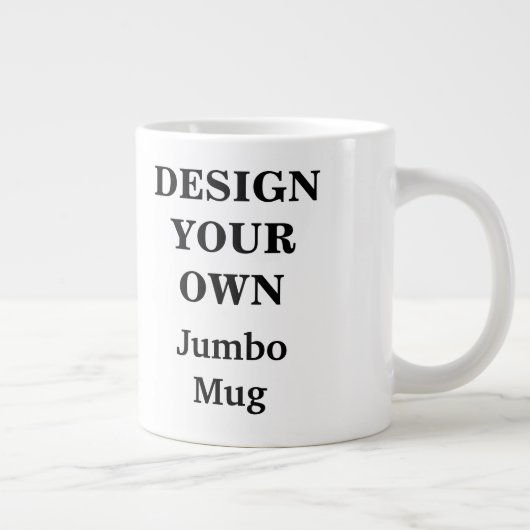 カスタマイズ可能なあなた自身のジャンボマグを-十分に設計して下さい ジャンボコーヒーマグカップ (右)