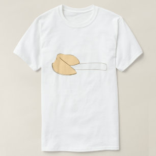 カスタマイズ可能なおみくじ入りクッキーのワイシャツ Tシャツ