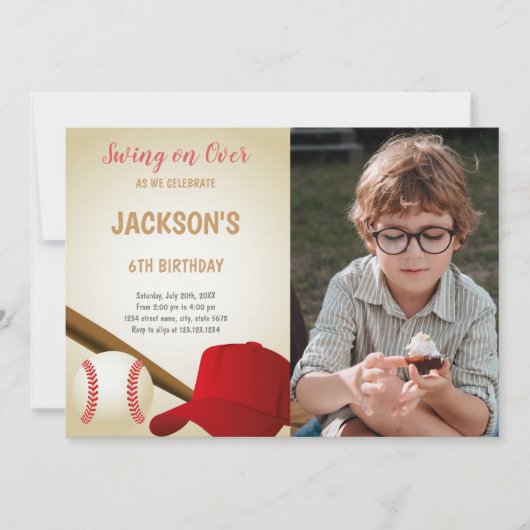 カスタマイズ可能なおもしろいパーティの招待状 子供へ 招待状 (正面)