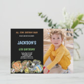 カスタマイズ可能なおもしろいパーティの招待状 子供へ 招待状 (スタンド正面)