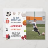 カスタマイズ可能なおもしろいパーティの招待状 子供へ 招待状 (正面)