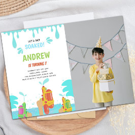 カスタマイズ可能なおもしろいパーティの招待状 子供へ 招待状