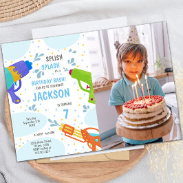 カスタマイズ可能なおもしろいパーティの招待状 子供へ 招待状