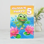 カスタマイズ可能なおもしろい誕生日の招待 招待状 (スタンド正面)