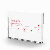 カスタマイズ可能なお気に入りの音楽 フォトブロック (右)